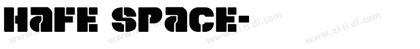 Hafe Space字体转换